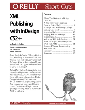 XML Publishing with InDesign CS2+ [Book]