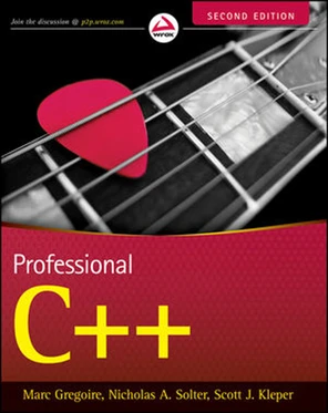 Chapter 1: A Crash Course in C++ - Professional C++, Second Edition [Book]
