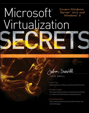 Microsoft Virtualization Secrets [Book]