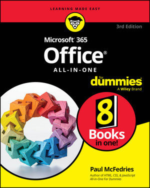 Book 3: Excel 365 - Microsoft 365 Office All-in-One For Dummies, 3rd ...