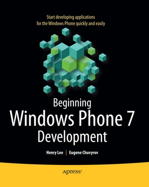 Beginning Windows Phone 7 Development [Book]