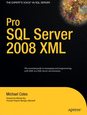 3. The xml Data Type - Pro SQL Server 2008 XML [Book]