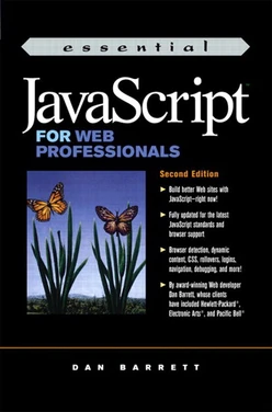 Essential JavaScript™ for Web Professionals, Second Edition