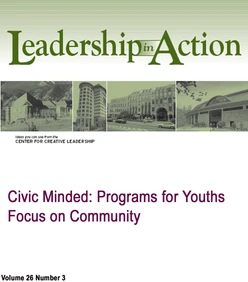 Civic Minded: Programs for Youths Focus on Community