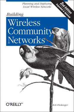 Building Wireless Community Networks, Second Edition