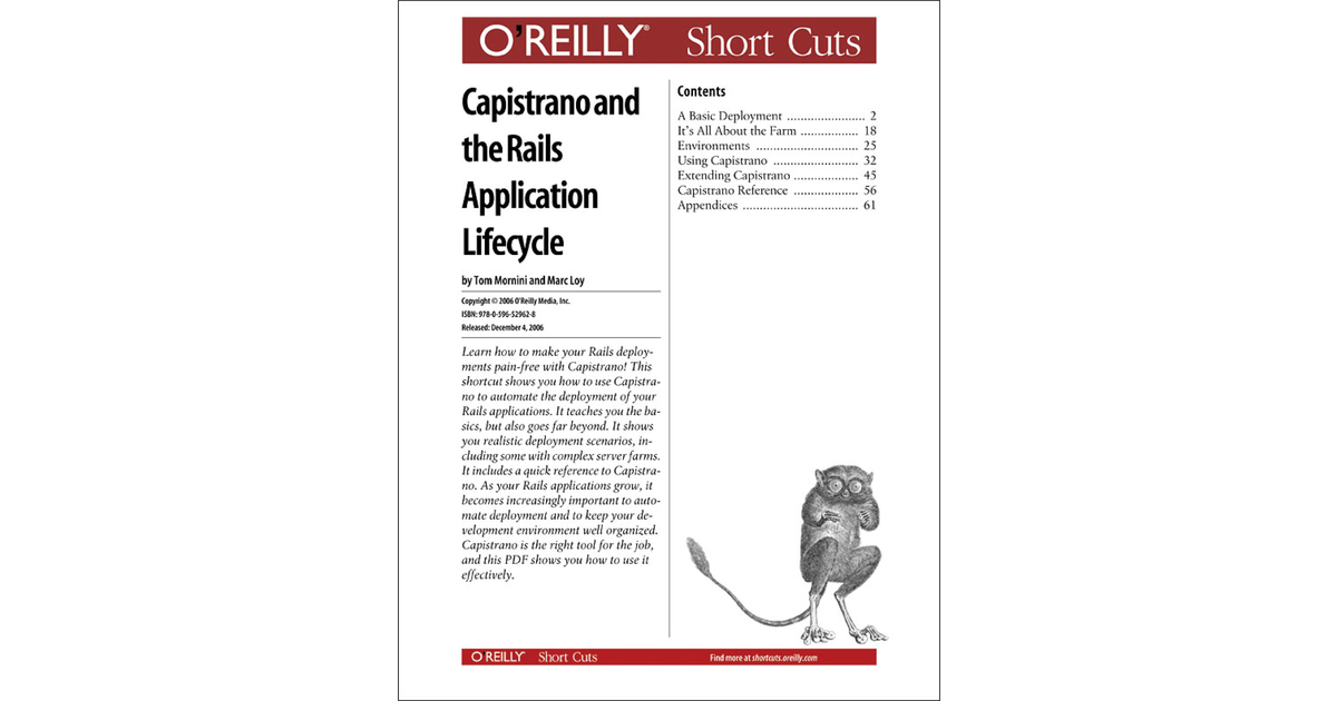 Capistrano and the Rails Application Lifecycle [Book]