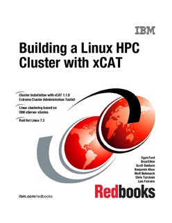 Building a Linux HPC Cluster with xCAT