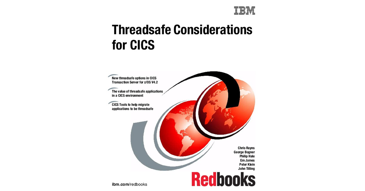 Threadsafe Considerations for CICS [Book]