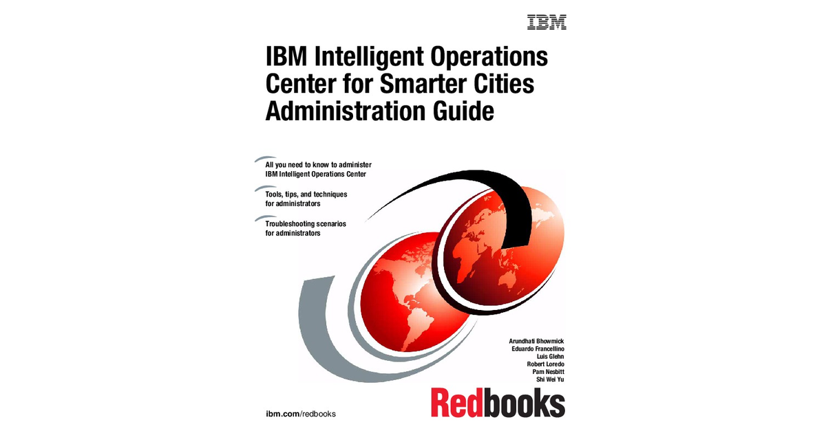 IBM Intelligent Operations Center for Smarter Cities Administration ...