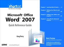 Microsoft® Office Word® 2007 Quick Reference Guide: Beta Preview