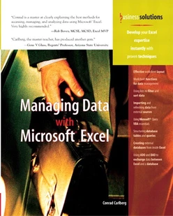 Managing Data with Microsoft® Excel