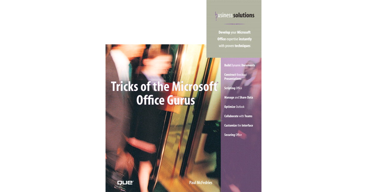 1. Building Dynamic Documents in Word - Tricks of the Microsoft® Office ...