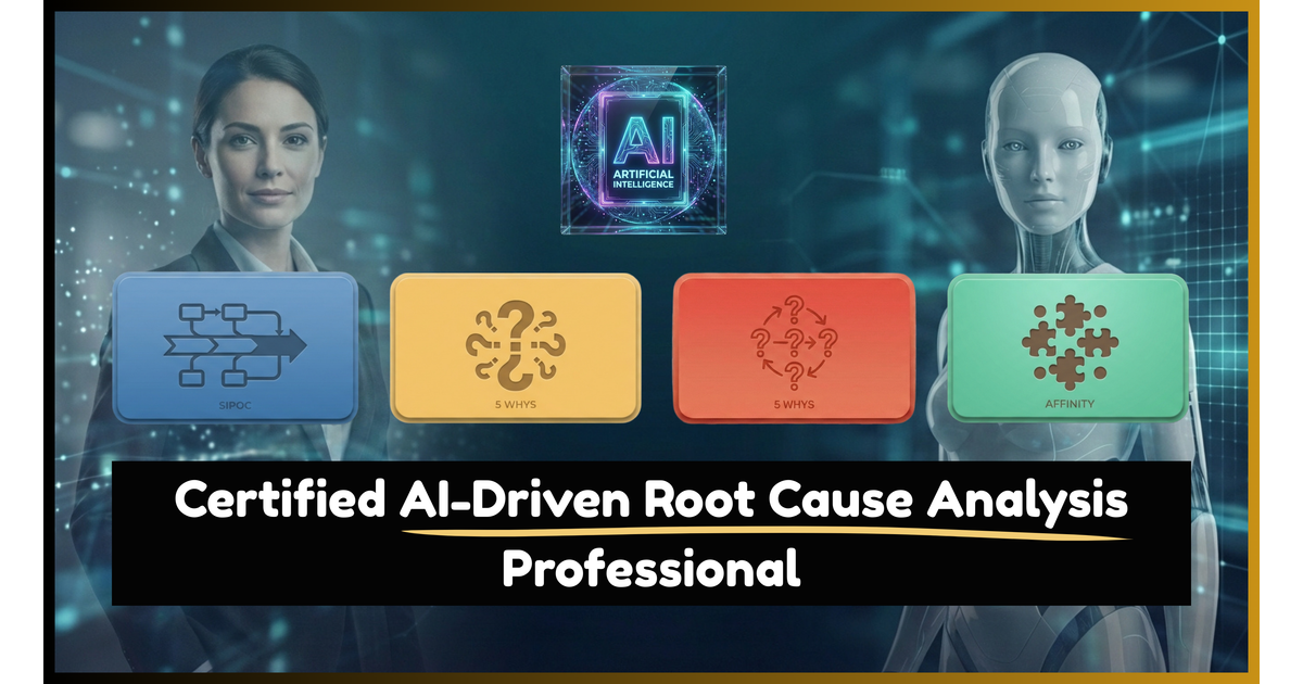 Welcoming Overview of the Course - Certified AI-Driven Root Cause ...