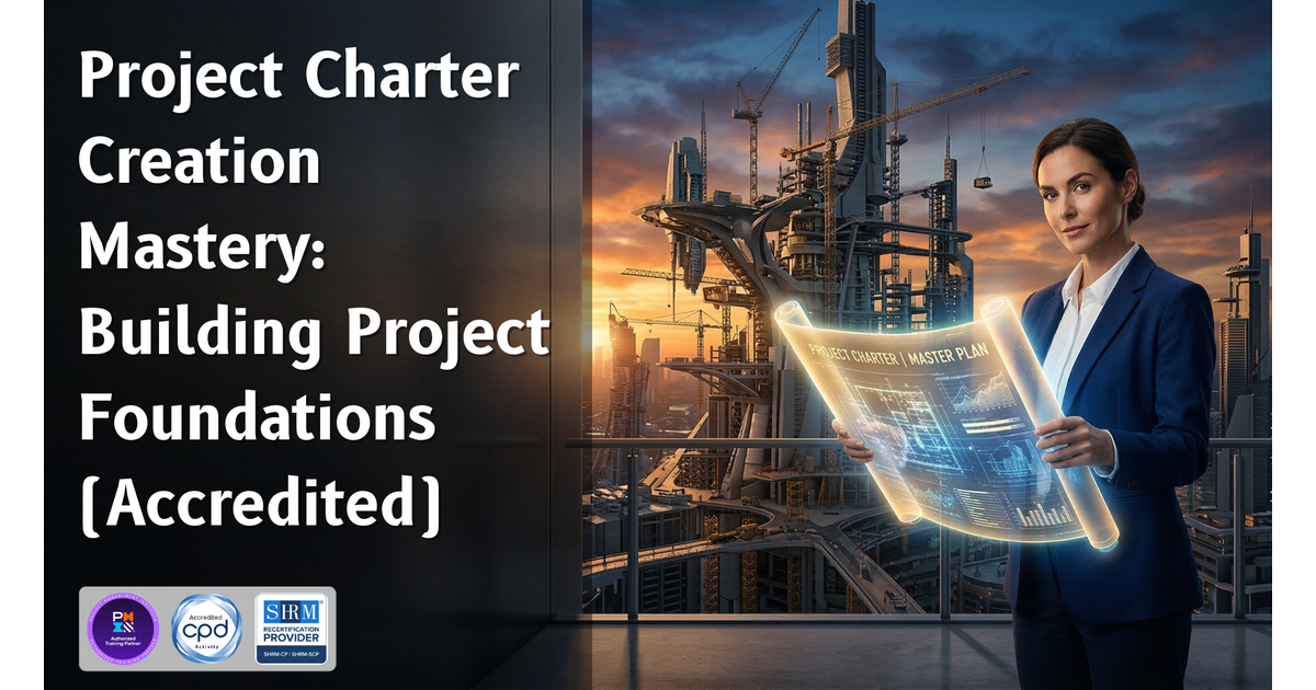 Building Project Foundations: Project Charter Creation Mastery ...