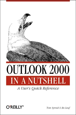 Outlook 2000 in a Nutshell