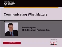 Communicating What Matters