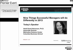 Nine Things Successful Managers will do Differently in 2013