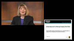 A New Approach to Manage Supply Chain Risk