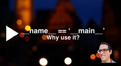 What is __name__ for in Python