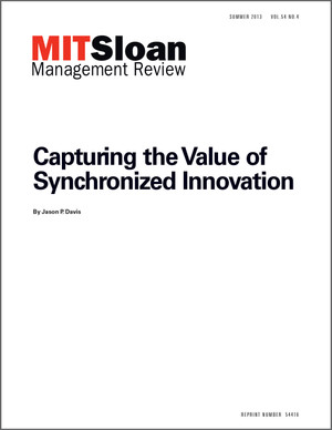 Capturing the Value of Synchronized Innovation