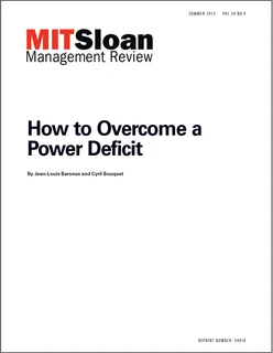 How to Overcome a Power Deficit