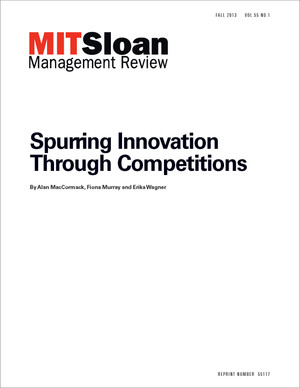 Spurring Innovation Through Competitions