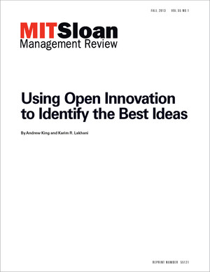 Using Open Innovation to Identify the Best Ideas