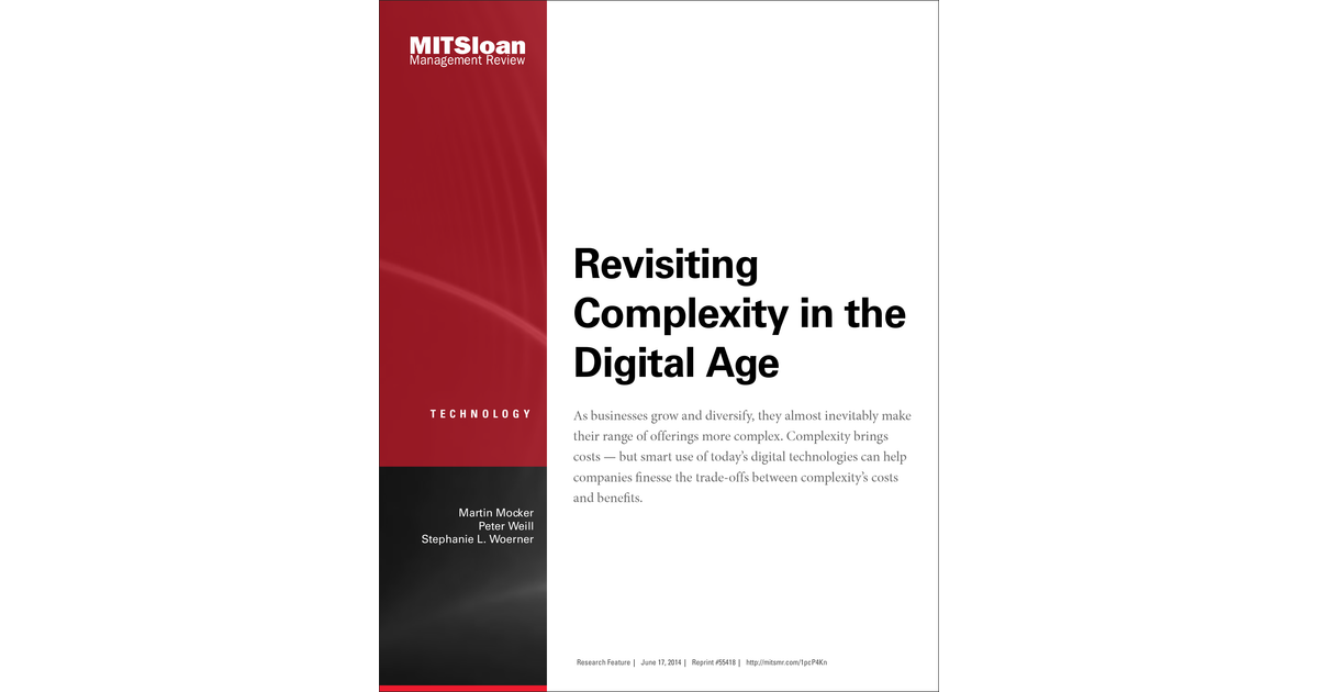 Revisiting Complexity in the Digital Age [Article]