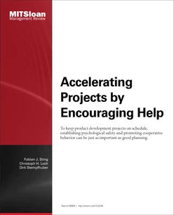 Accelerating Projects by Encouraging Help