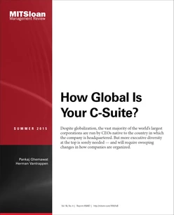 How Global Is Your C-Suite?