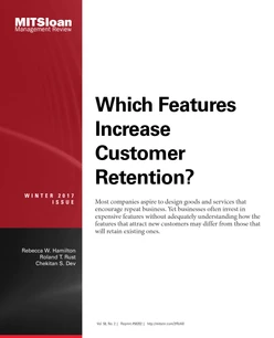 Which Features Increase Customer Retention?