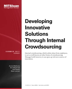 Developing Innovative Solutions Through Internal Crowdsourcing