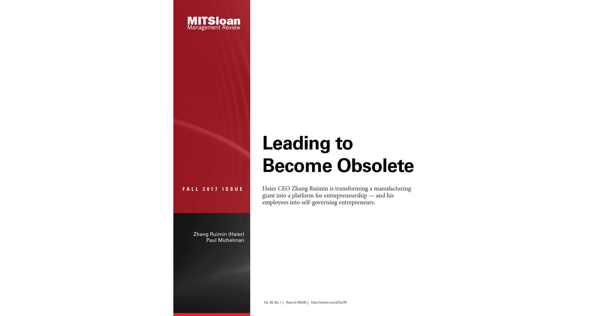 Contents - Leading to Become Obsolete [Article]