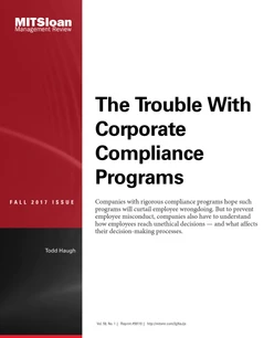 The Trouble With Corporate Compliance Programs