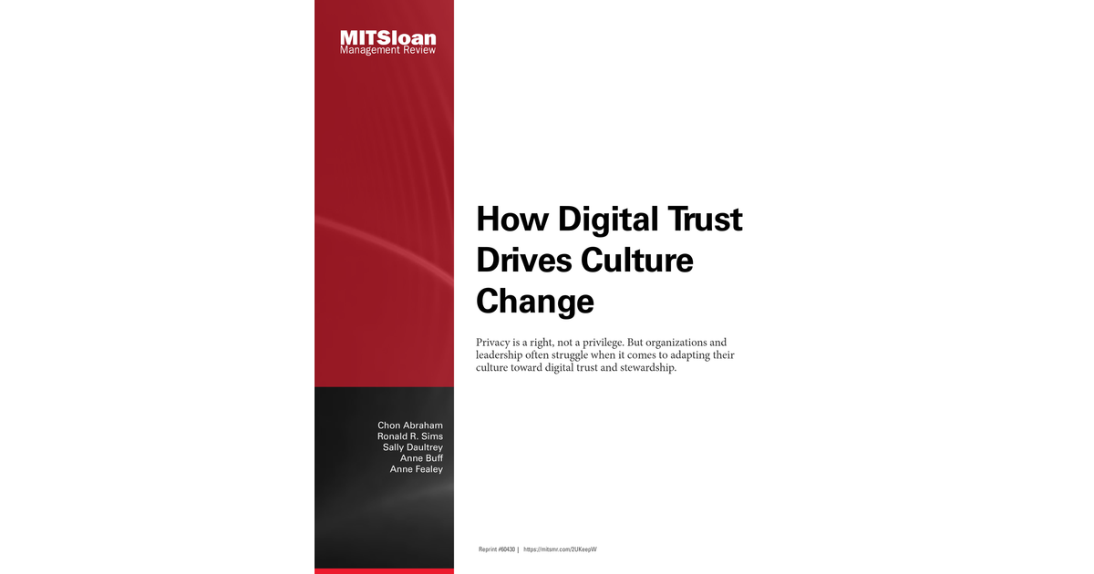 How Digital Trust Drives Culture Change [Article]