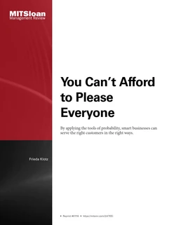 You Can't Afford to Please Everyone