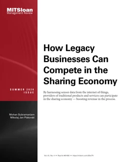 How Legacy Businesses Can Compete in the Sharing Economy