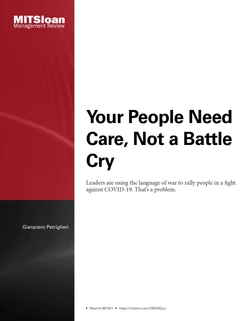 Your People Need Care, Not a Battle Cry