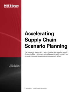 Accelerating Supply Chain Scenario Planning