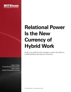 Relational Power Is the New Currency of Hybrid Work