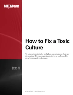 How to Fix a Toxic Culture