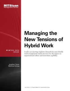 Managing the New Tensions of Hybrid Work