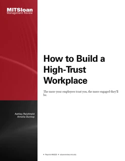 How to Build a High-Trust Workplace