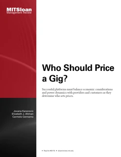 Who Should Price a Gig?