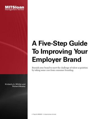 A Five-Step Guide to Improving Your Employer Brand