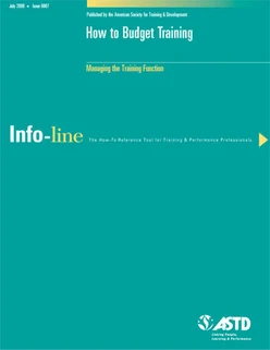 How to Budget Training—Managing the Training Function