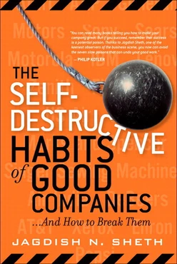 The Self-Destructive Habits of Good Companies: ...And How to Break Them