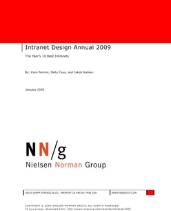Intranet Design Annual 2009: The Year’s Ten Best Intranets