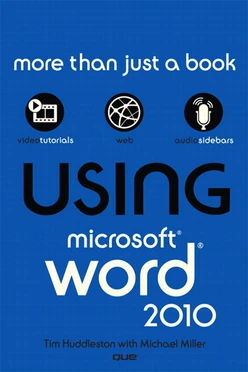 Using Microsoft Word 2010