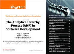 The Design for Trustworthy Software Compilation The Analytic Hierarchy Process (AHP) in Software Development